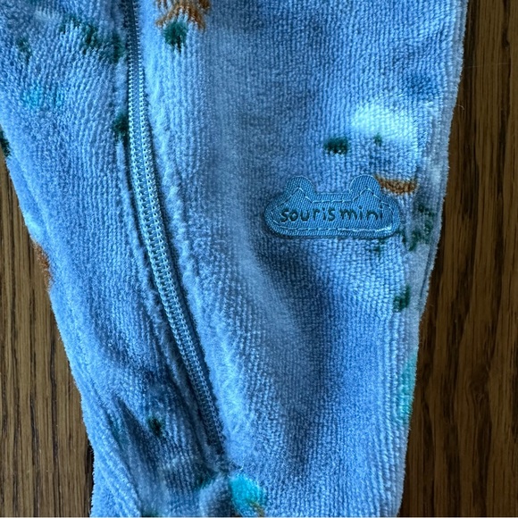 Souris Mini Grey Fleece Pajamas in Duck Print, size 6-9 months - Picture 5 of 11